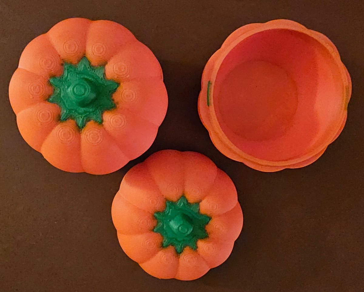 Pumpkin Containers (Set of Two)