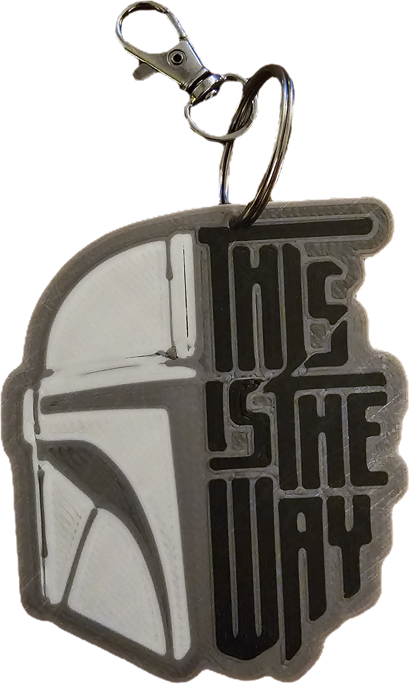 Keychain - Star Wars Mando 'This Is The Way' (Set of 2)