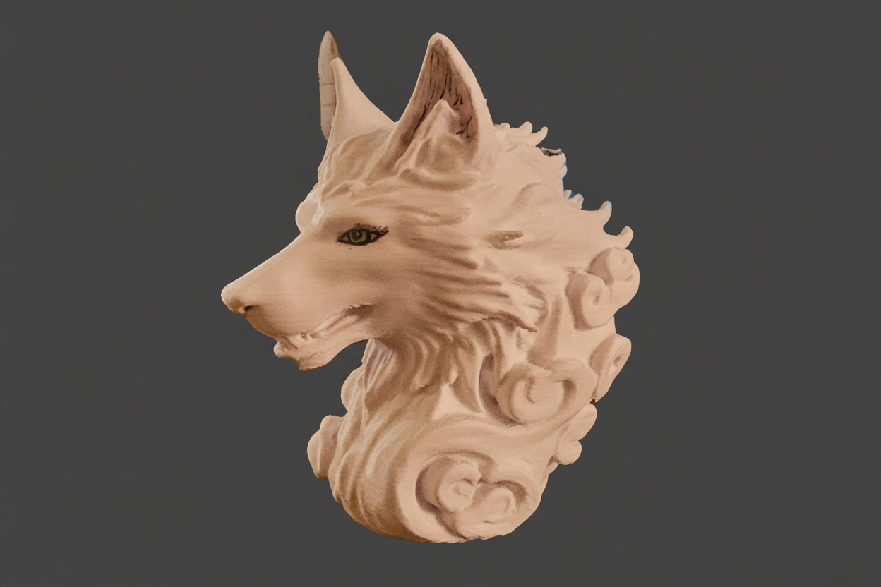 Wolf Bust (small)