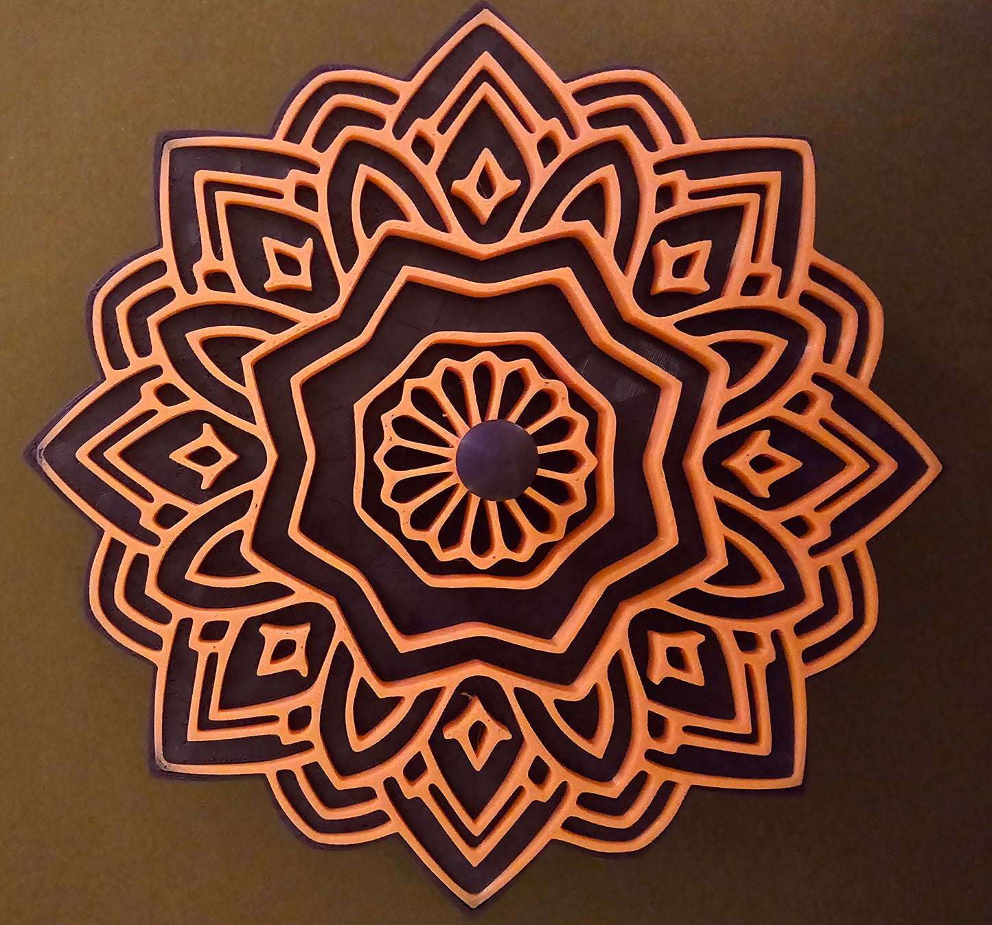 Mandala Jewlery/Gift Box Set - Deep Purple with Bright Pink Accents