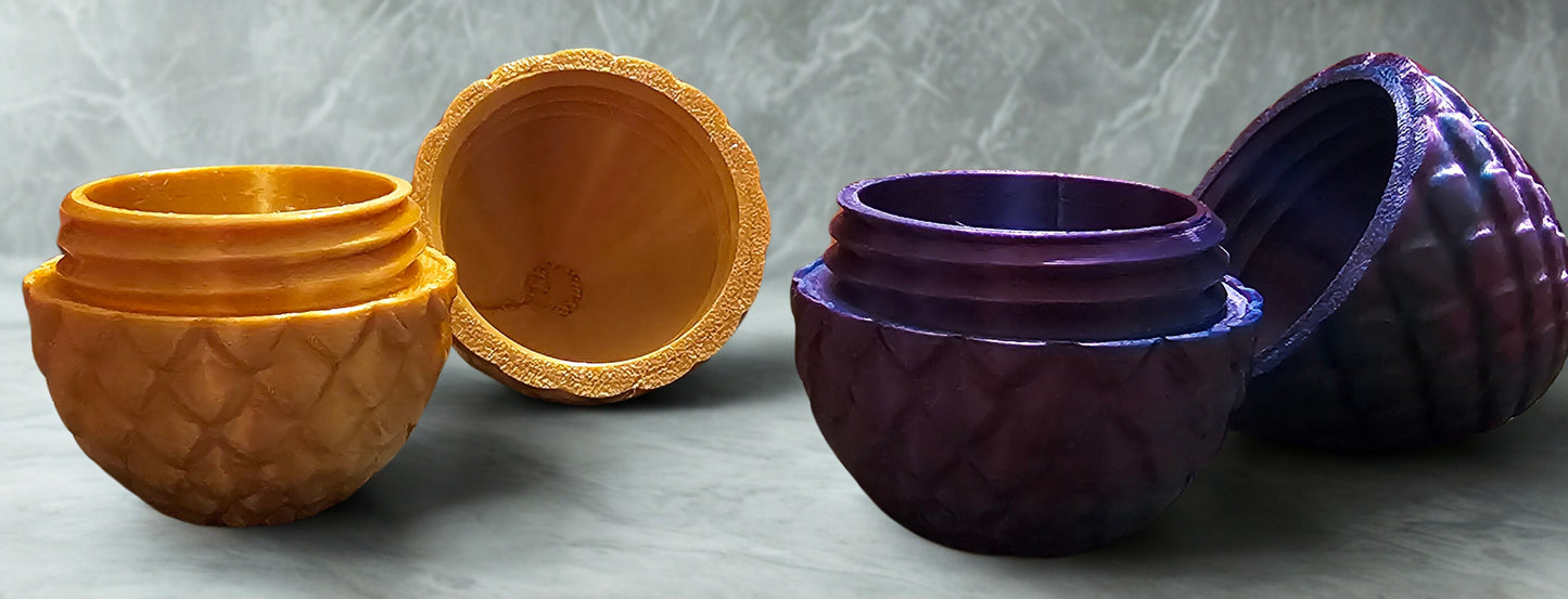 Dragon Eggs - Gold & Purple (Set of 2)