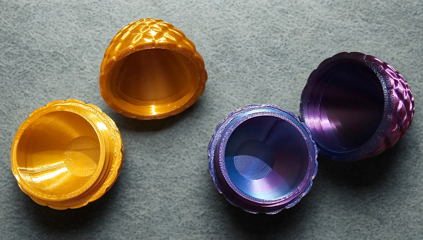 Dragon Eggs - Gold & Purple (Set of 2)