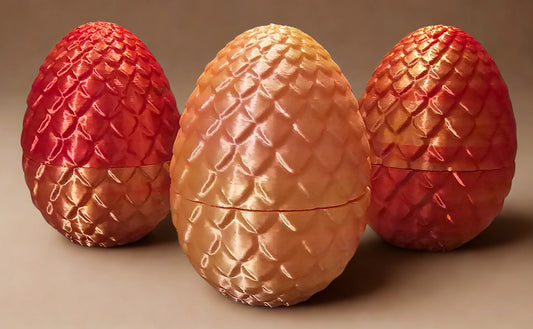 Dragon Eggs - Goldish Pink & Copper Gold (Set of 3)