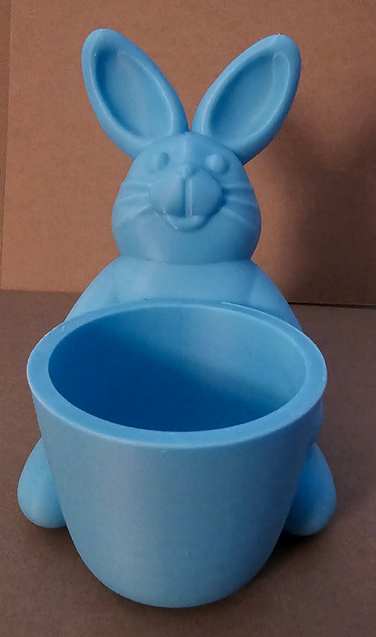 Bunny with Candy Holder - Blue