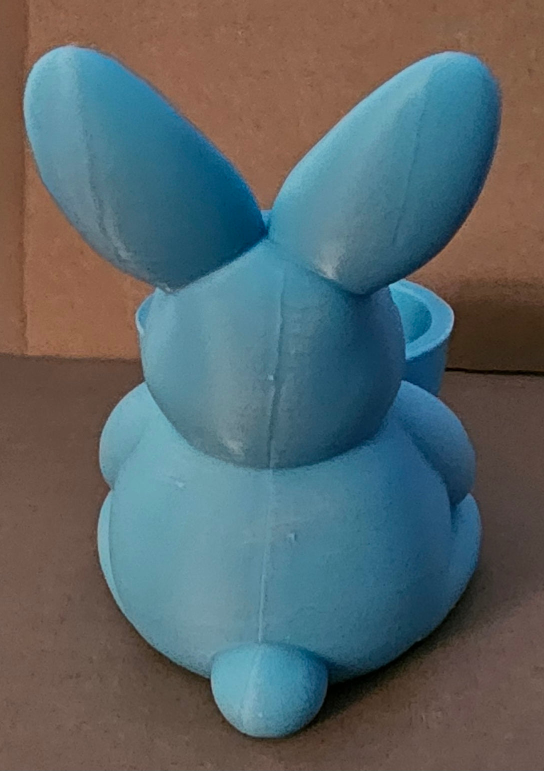 Bunny with Candy Holder - Blue