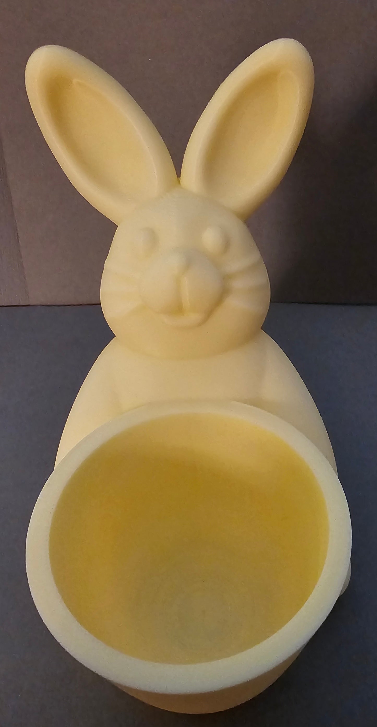 Bunny with Candy Holder - Yellow