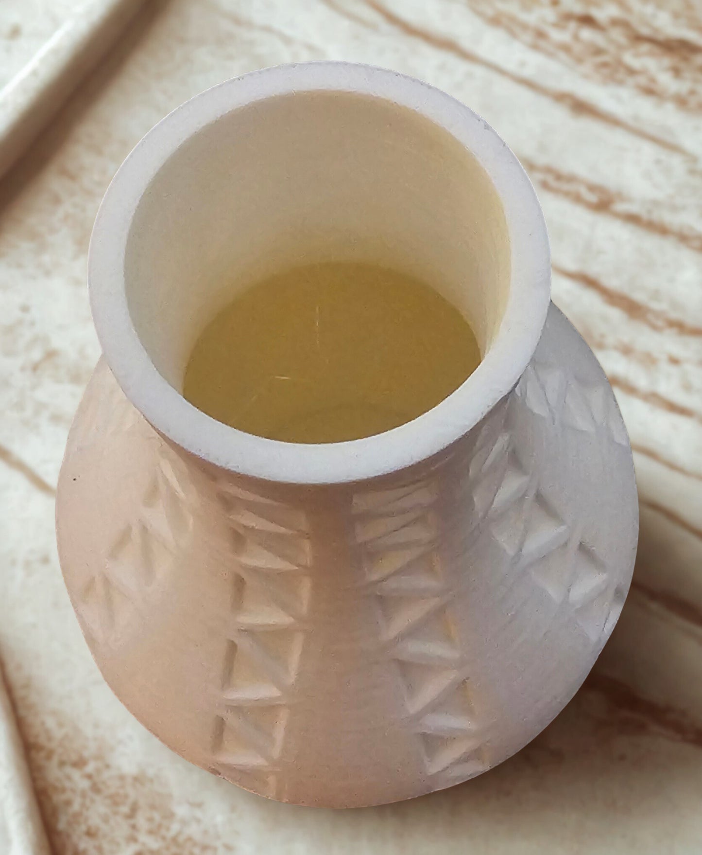 Southwest Vase in White