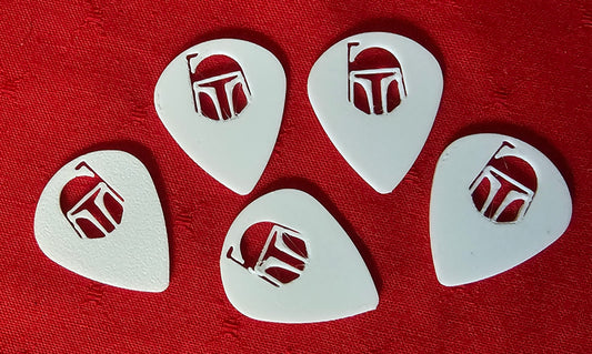 Mandalorian Guitar Pics (set of 5)