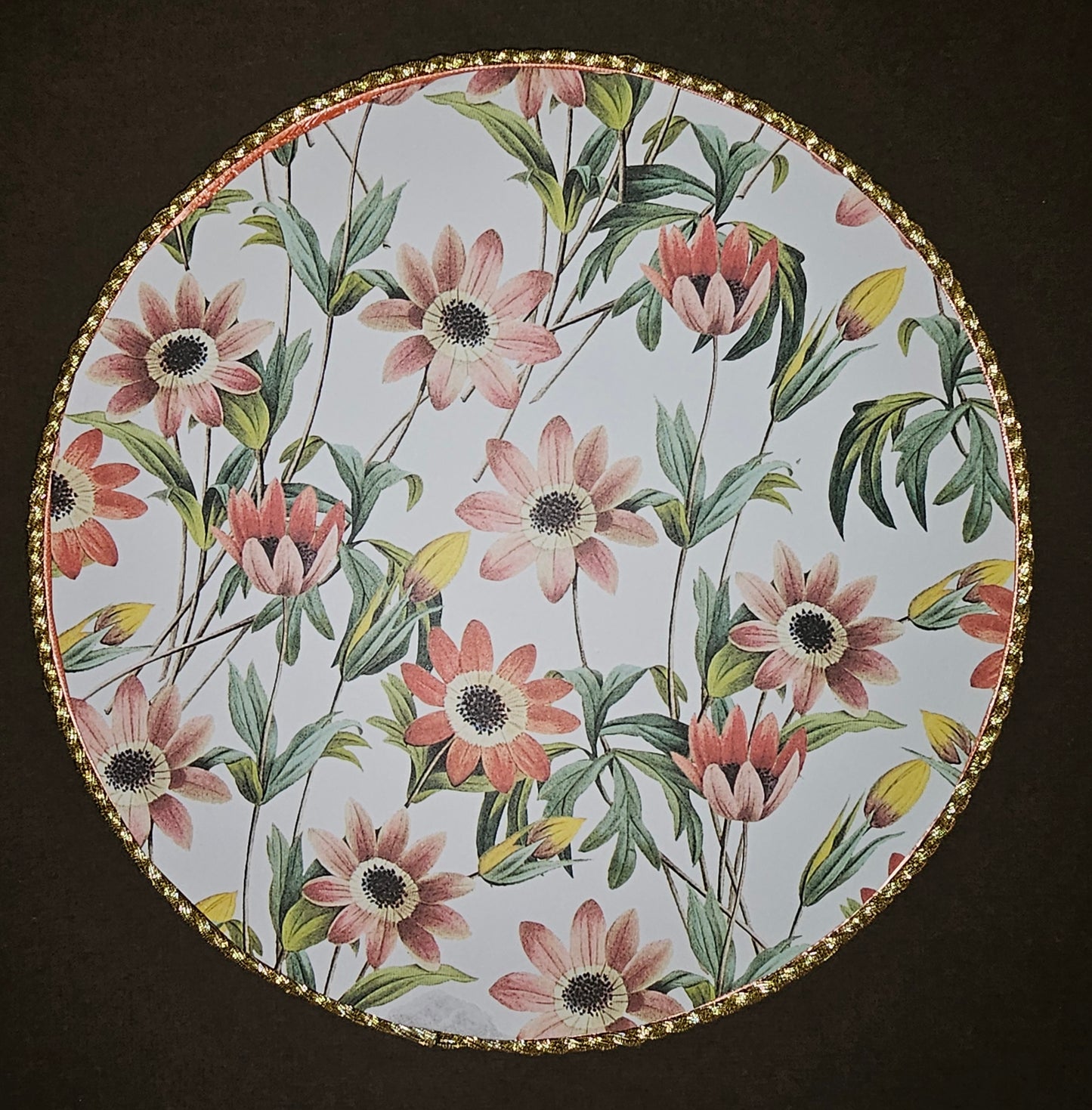 Wall Art - Tree of Life (Purplish/Pink with Pink Cardstock Background)