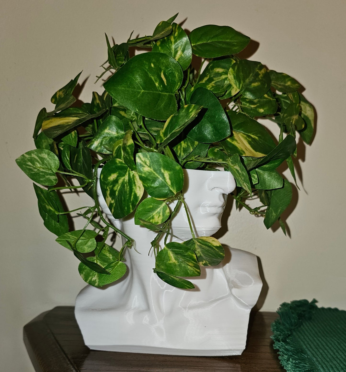 Michelangelo's 'David' Floral Arrangement - Philadendron Silk Plant