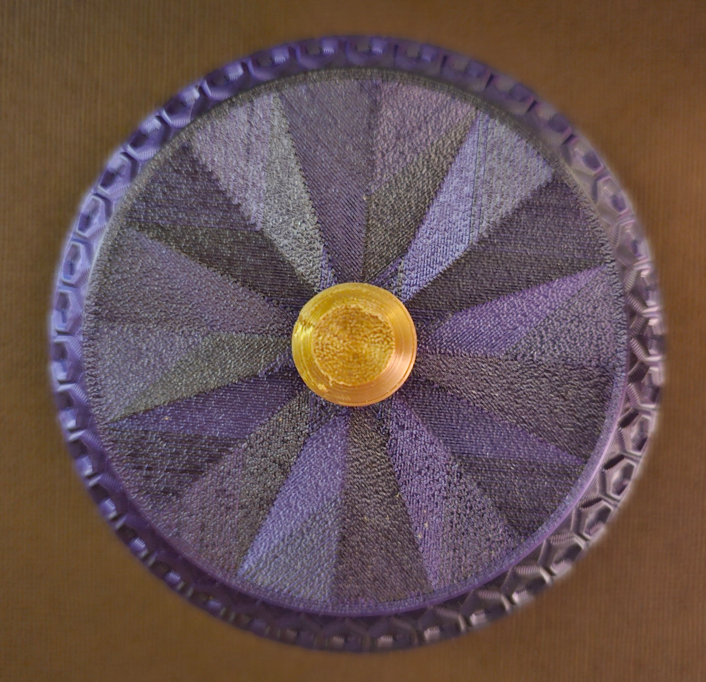 Jewlery/Gift Box (Honeycomb Open) - Purple Silk