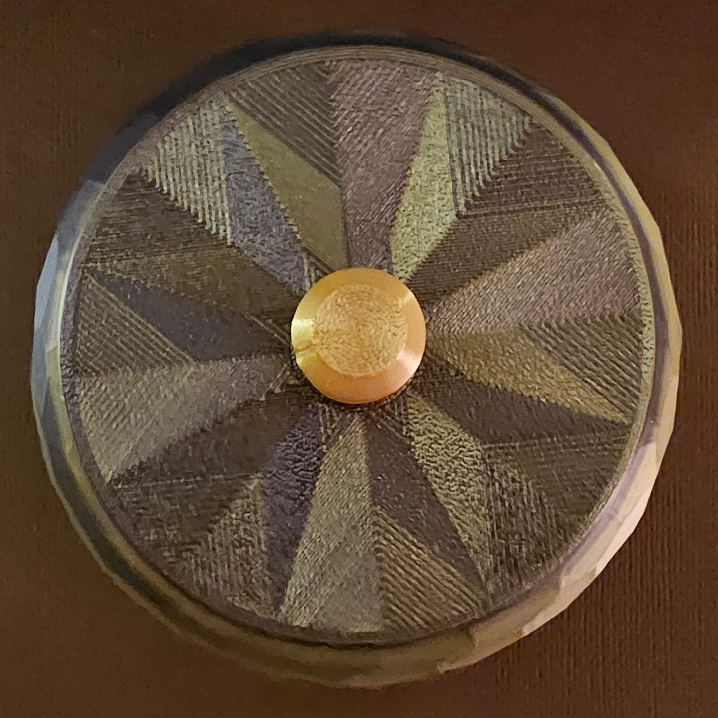 Jewlery/Gift Box (Sculpted) - Green Silk (tri-color)