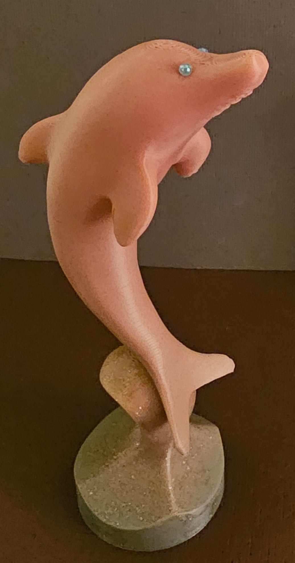 Dolphin on Wave Figurine
