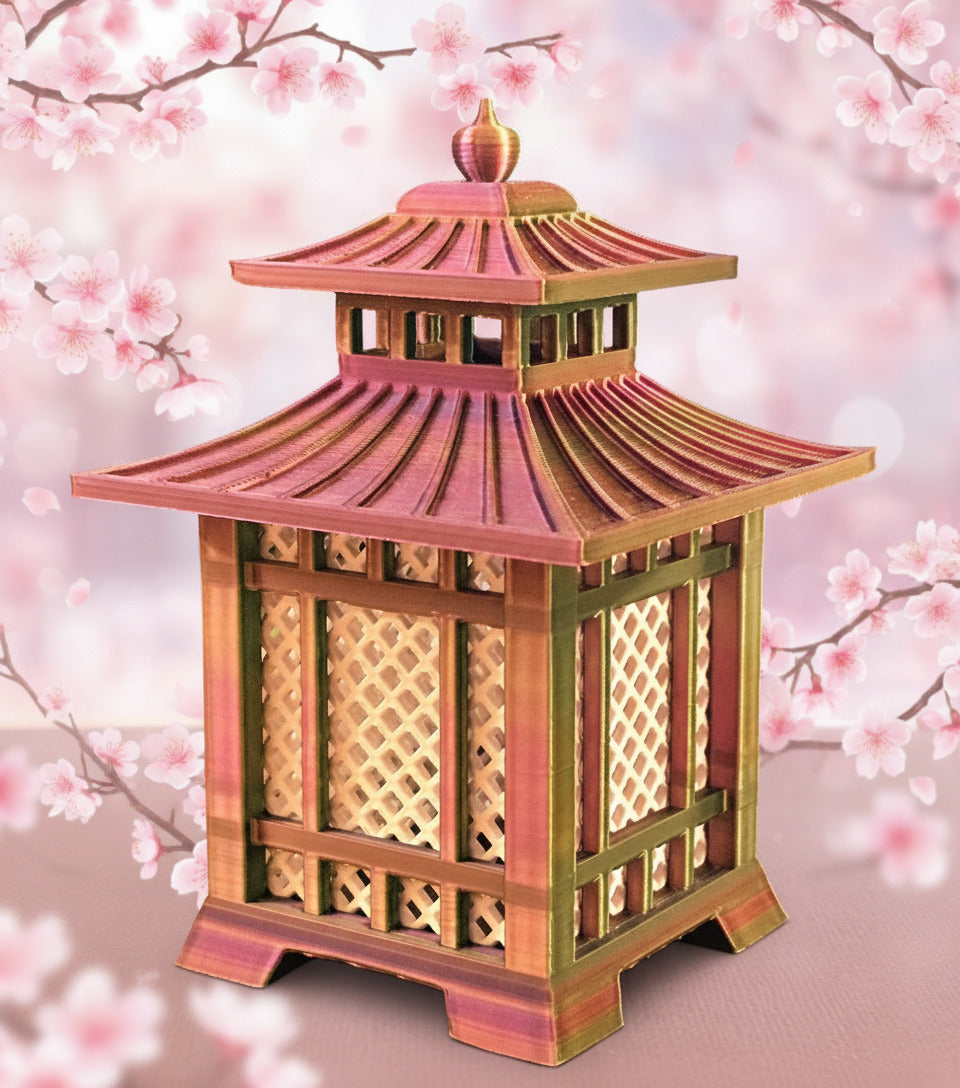 Tealight - Japanese Lantern (Red/Green/Copper)
