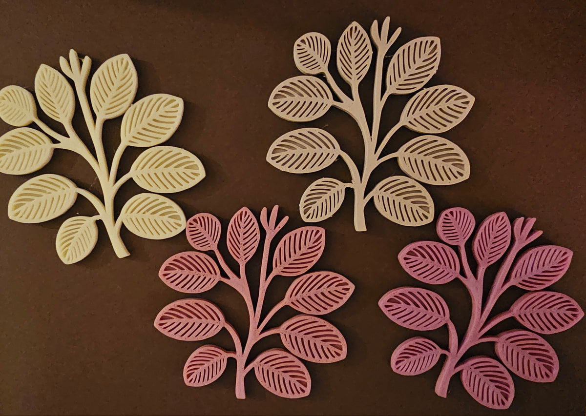 Coasters: Fall Leaves (assorted colors)
