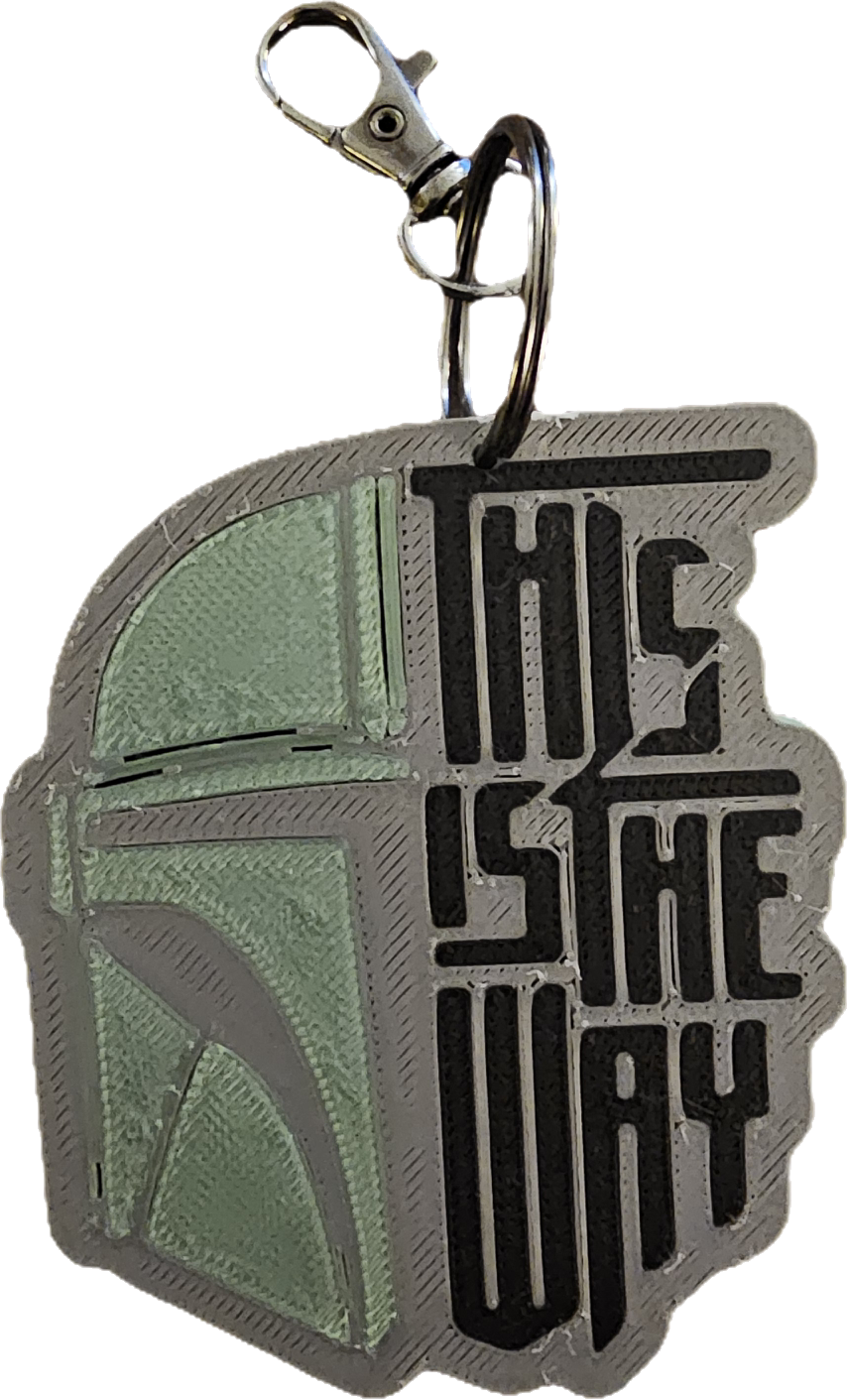 Keychain - Star Wars Mando 'This Is The Way' (Set of 2)
