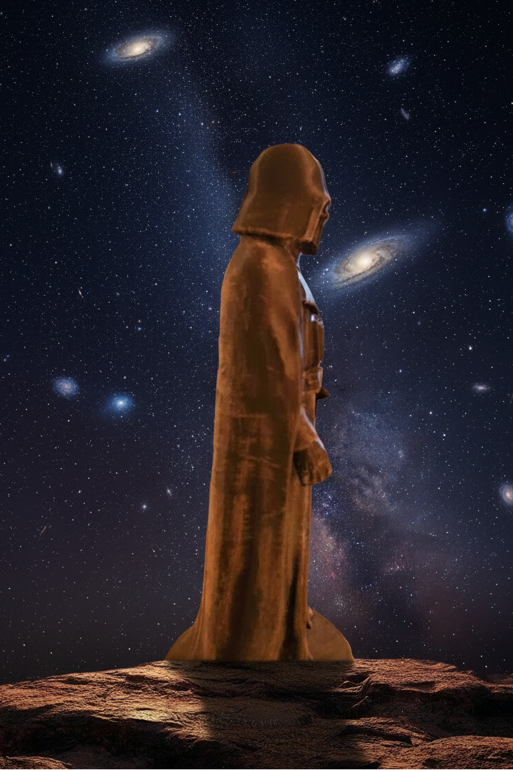 Star Wars - Darth Vader Figurine (Weathered Brown)