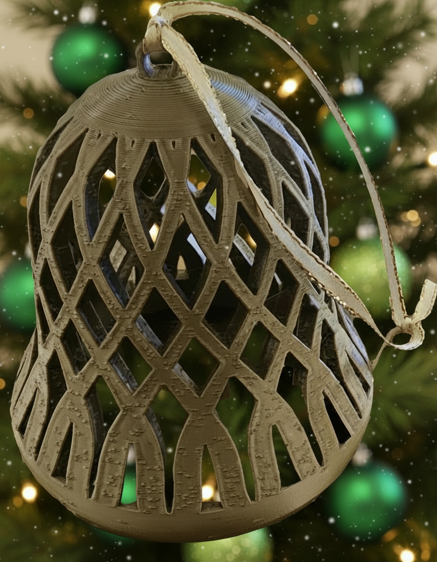 Christmas Bell Ornaments - Set of 5