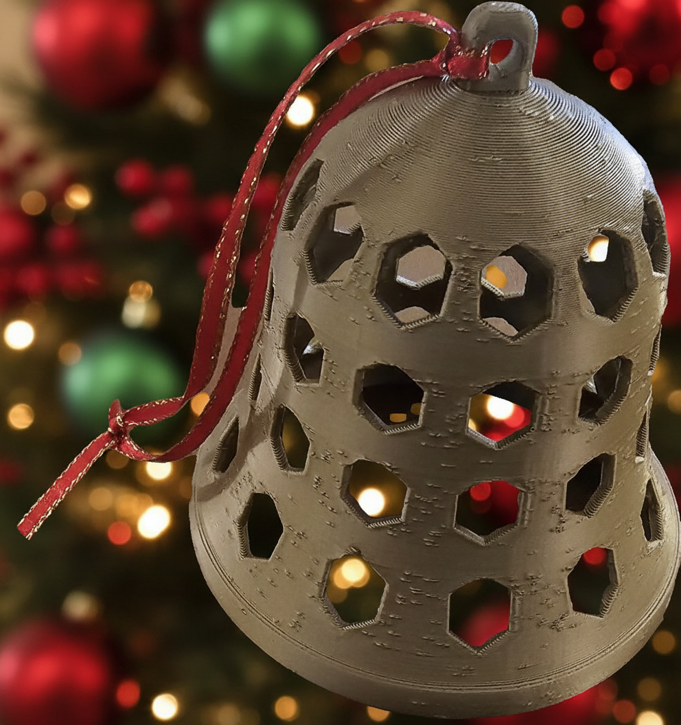 Christmas Bell Ornaments - Set of 5