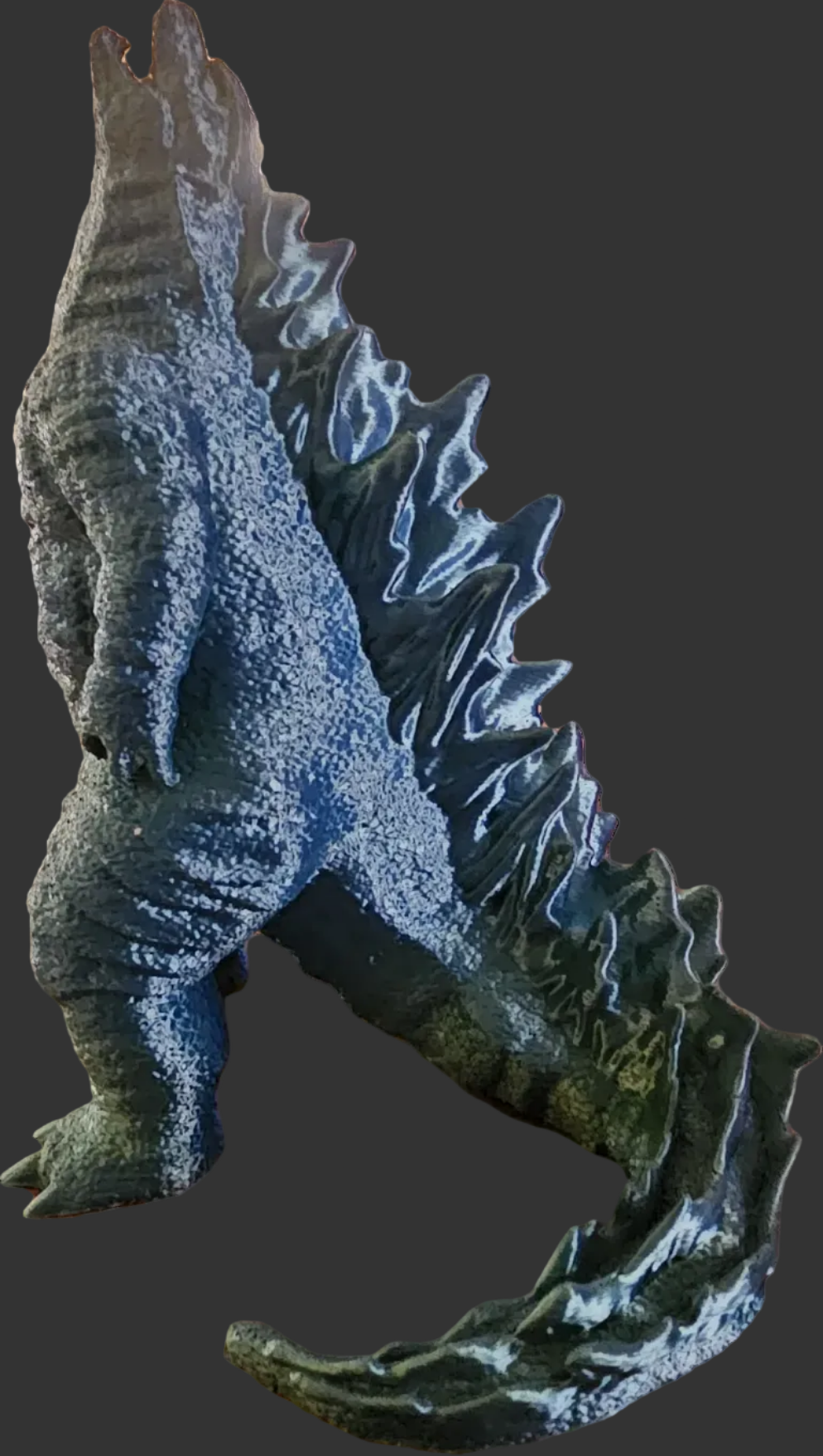 10" Godzilla in Blue/Green Silk