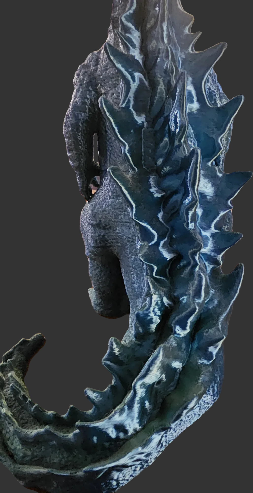 10" Godzilla in Blue/Green Silk