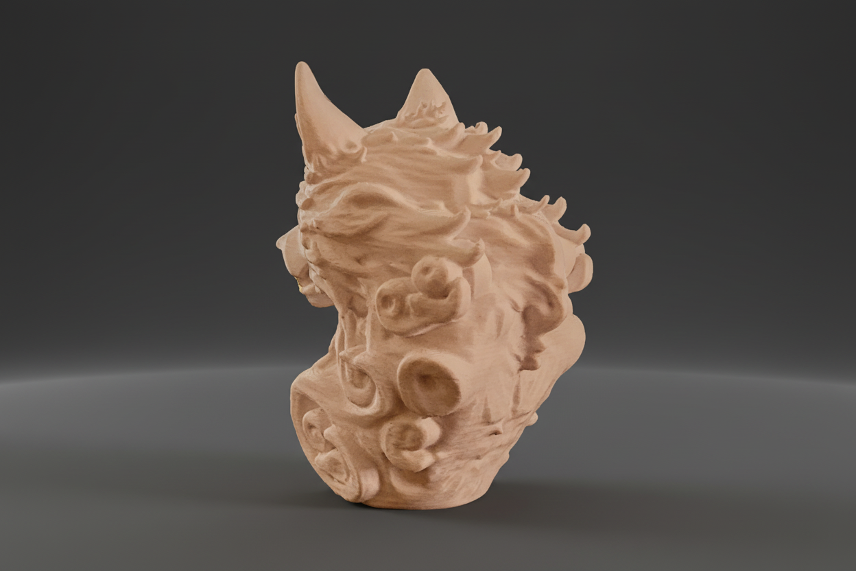 Wolf Bust (small)