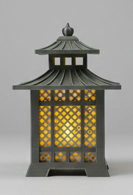 Tealight - Japanese Lantern (Green Silk)