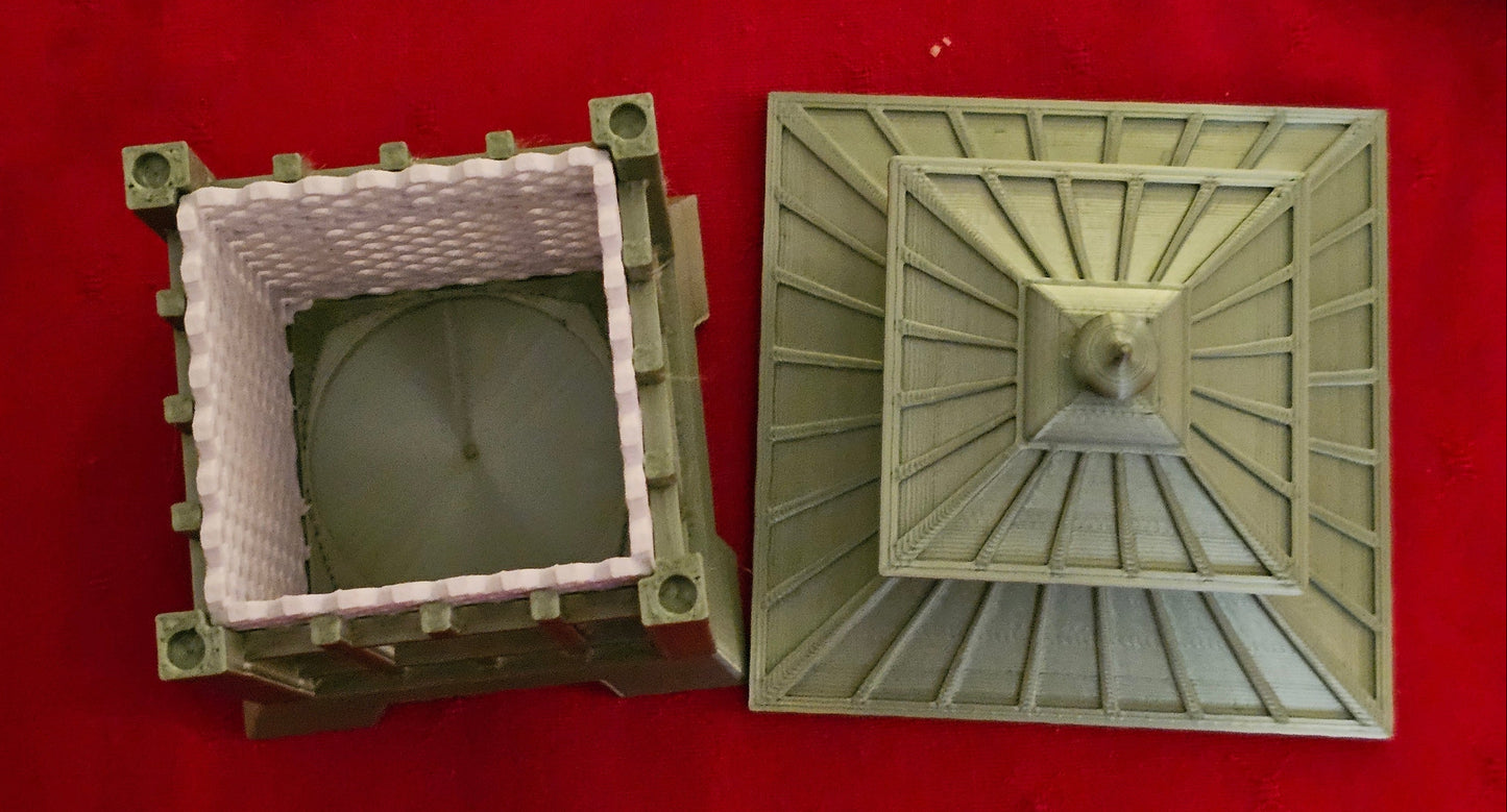 Tealight - Japanese Lantern (Green Silk)