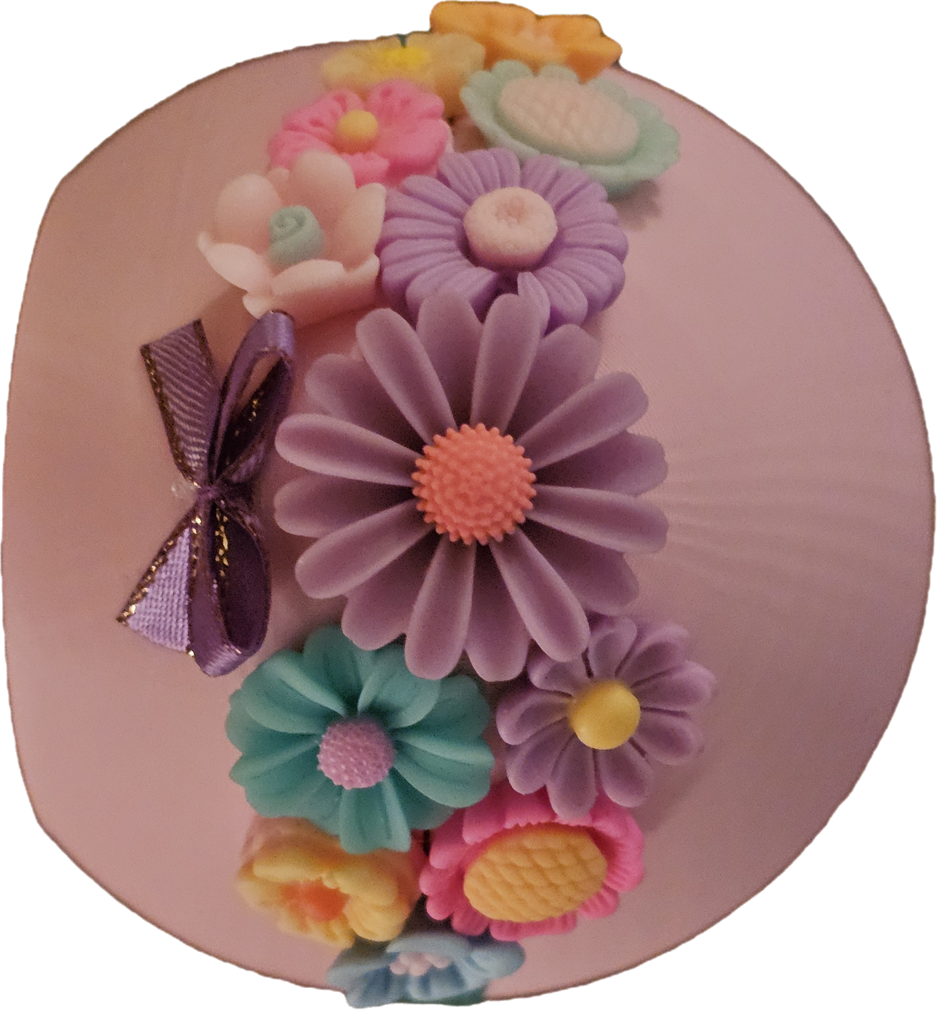 Embellished Egg Shadow Box - Pink