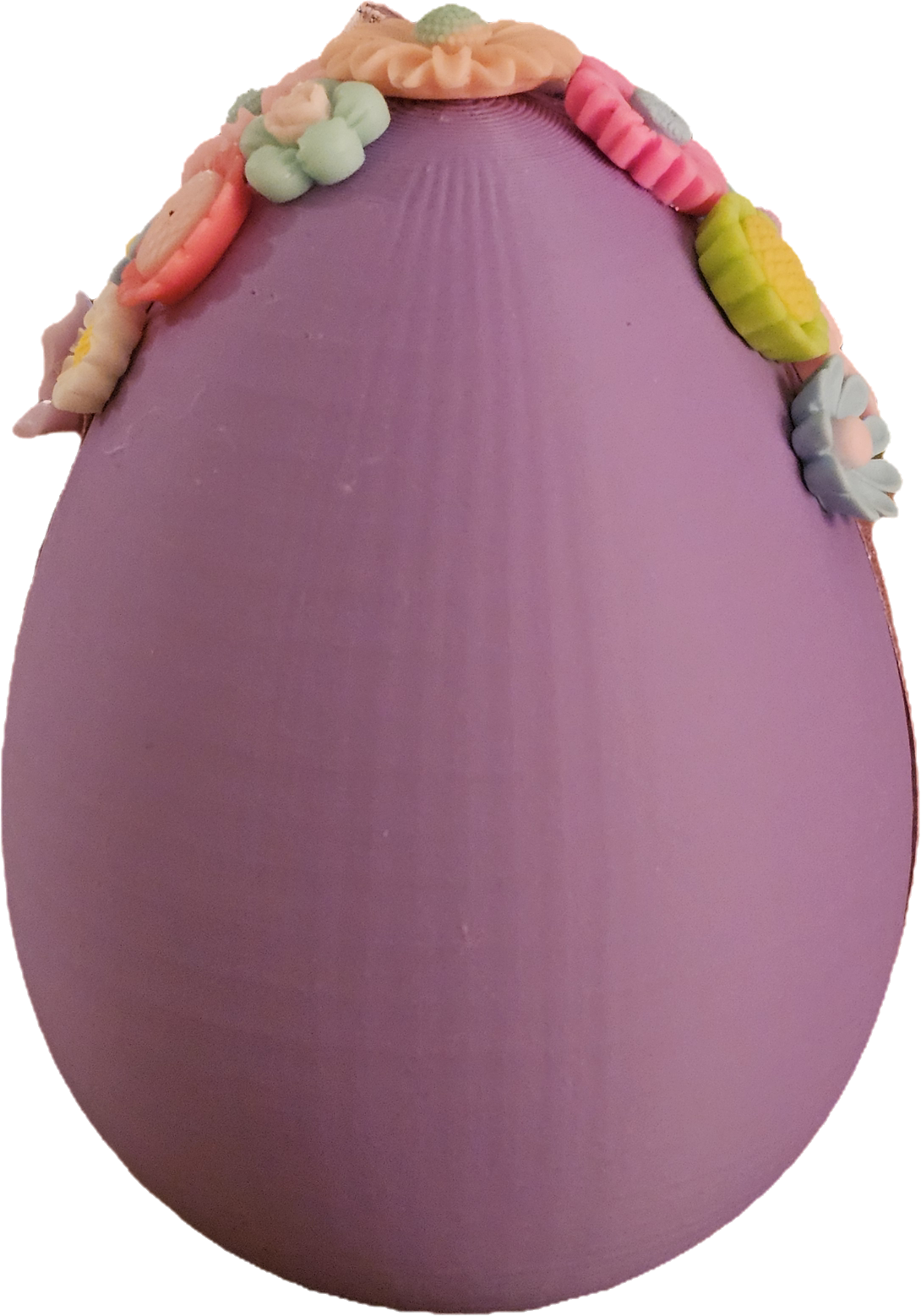 Embellished Egg Shadow Box - Purple
