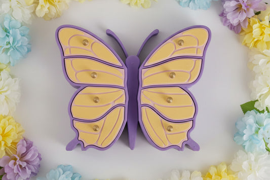 Jewelry Box - Butterfly (Purple/Yellow/Pink)