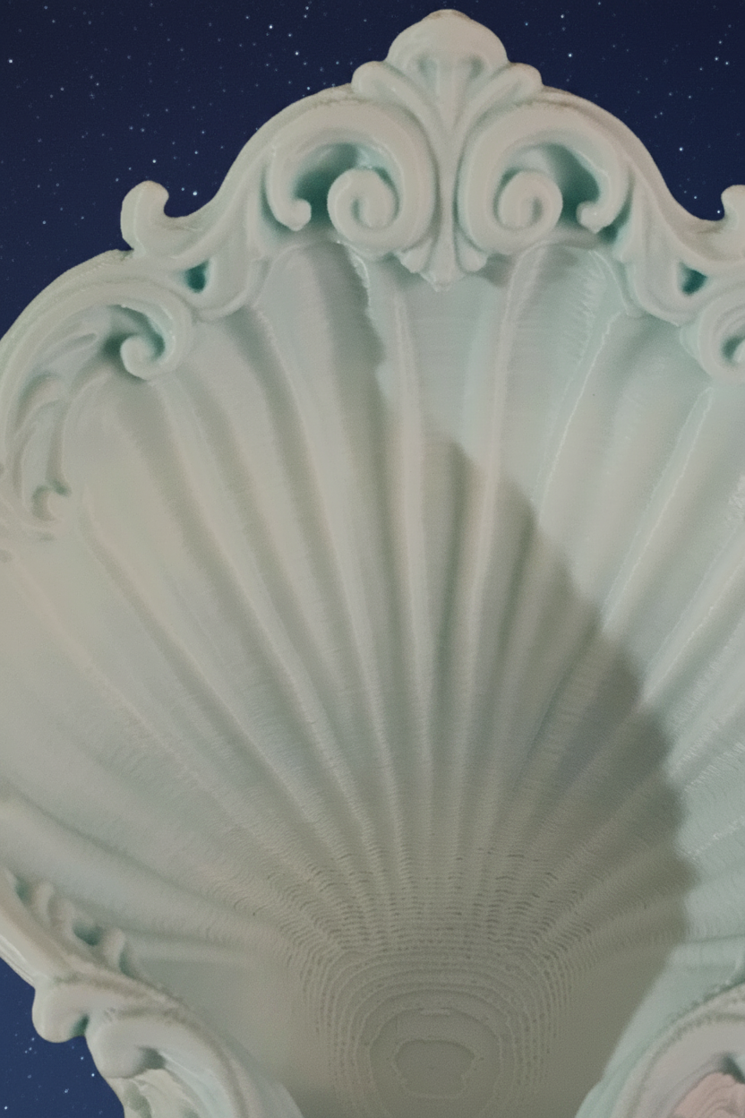 Seashell - Home Decor/Jewelry Holder (Baroque Style #6)