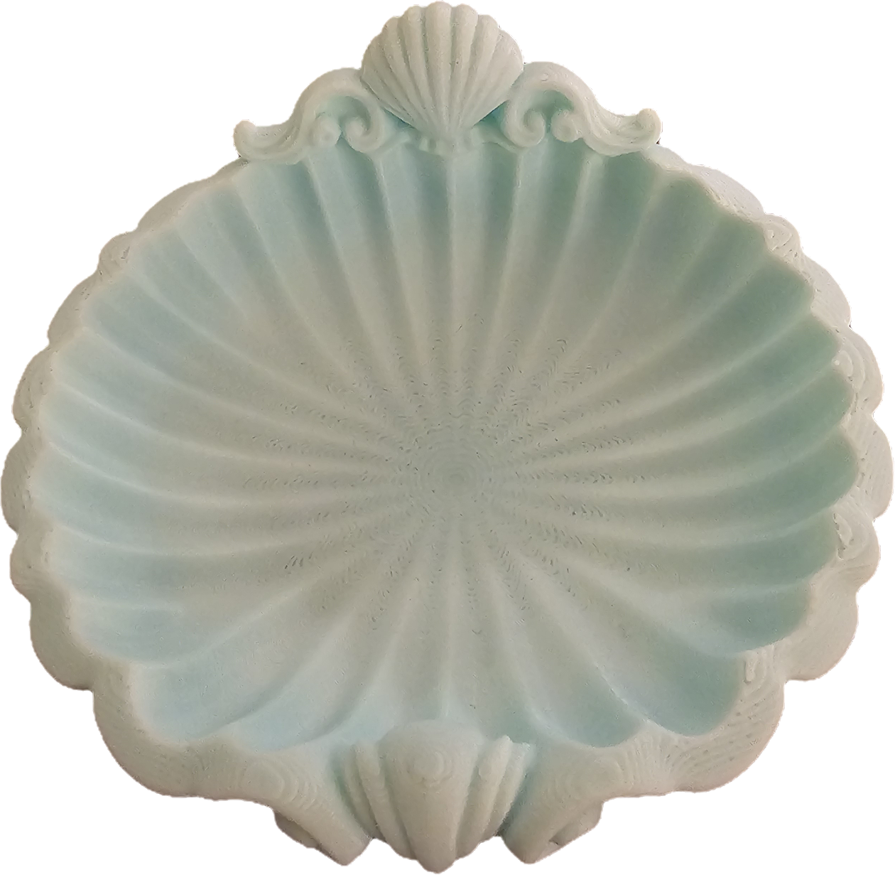 Seashell - Home Decor/Jewelry Holder (Ornate Pedestal #5)
