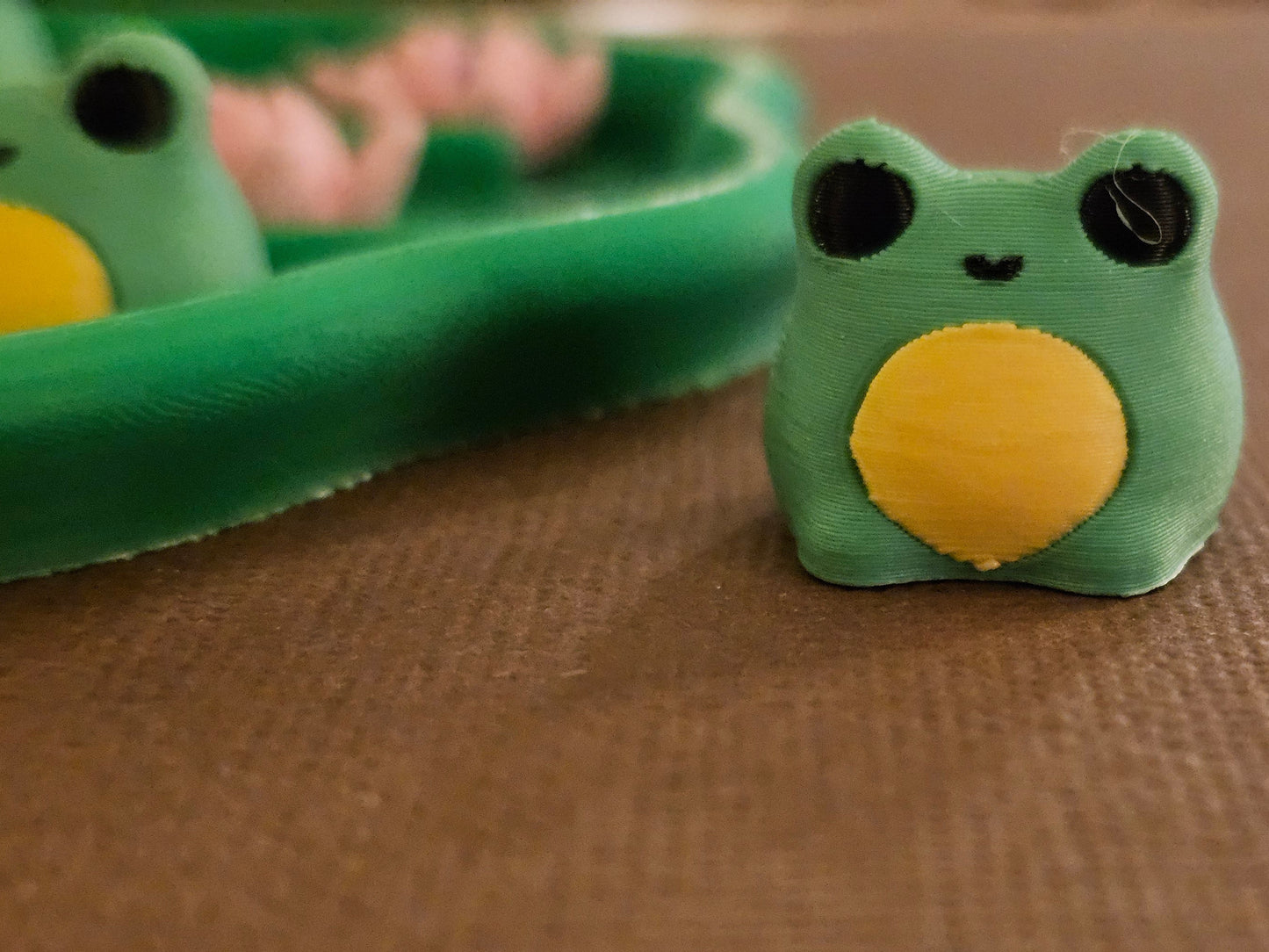 TIC-TAC-TOE: Frogs and Lotus Flowers on Lily Pad