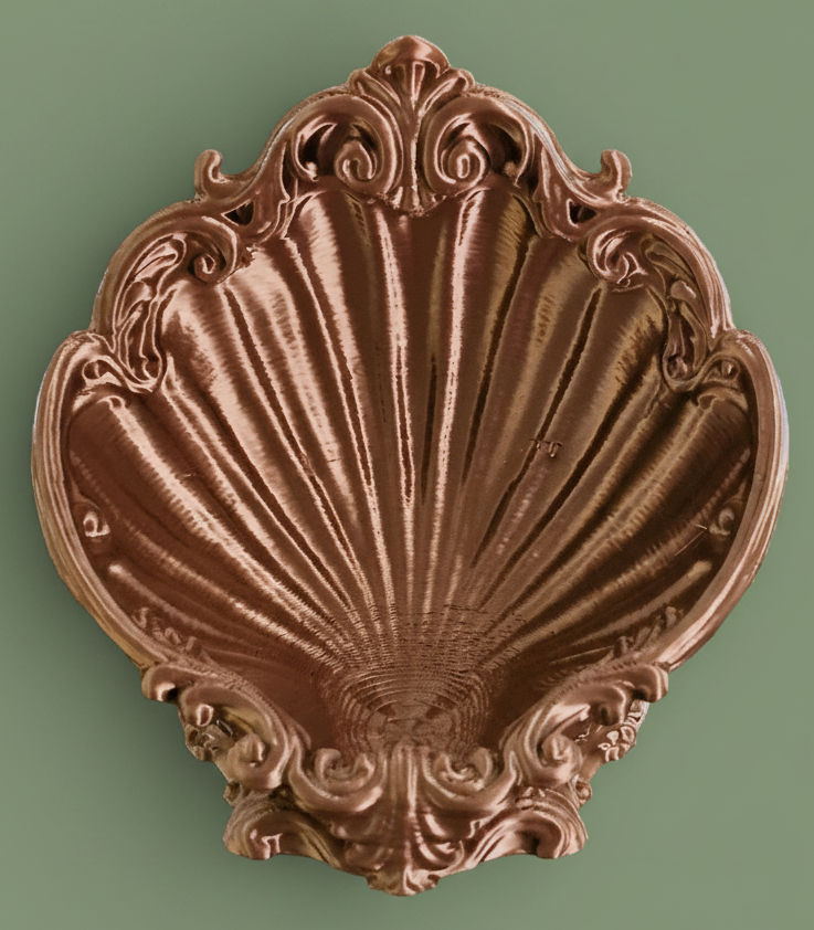 Seashell - Home Decor/Jewelry Holder (Baroque Style #6)