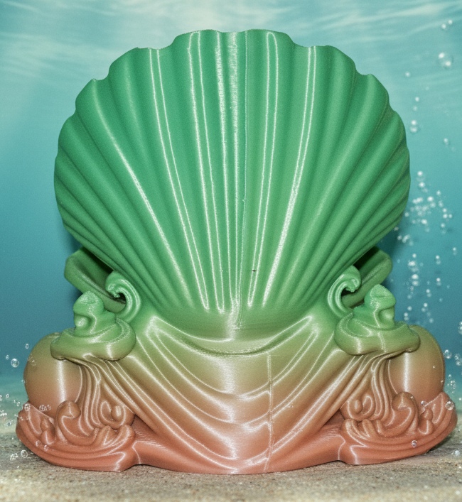 Seashell - Home Decor/Jewelry Holder (Open Clamshell #9)