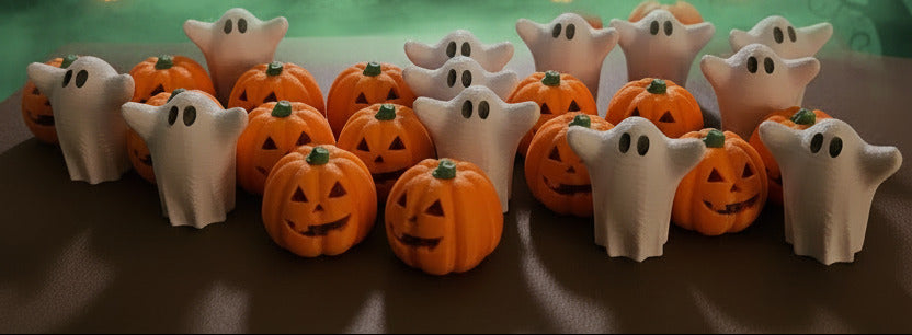 Halloween Balance Game - Pumpkins and Ghosts