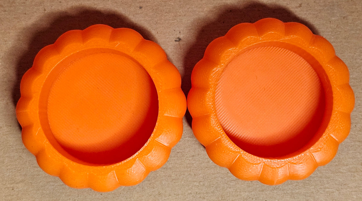 Pumpkin Tealights, Set of 2 (Assorted Colors)