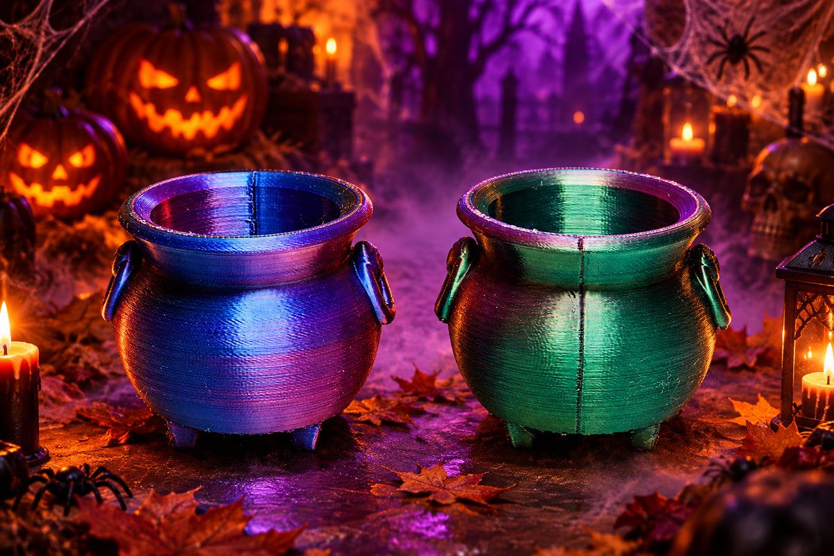 Witch's Cauldron Tealights, Set of 2