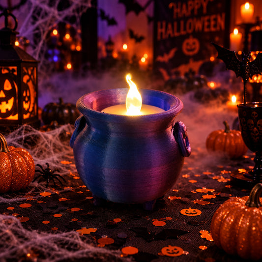 Witch's Cauldron Tealights, Set of 2