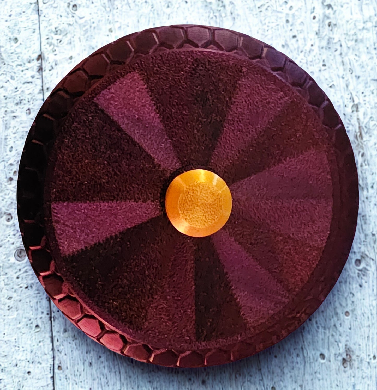 Jewlery/Gift Box (Honeycomb) - Purple Silk