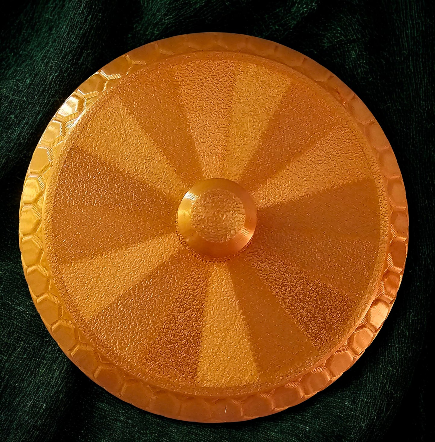 Jewlery/Gift Box (Honeycomb) - Gold Silk